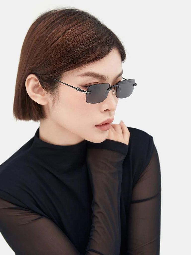 Kinh square classic kim loai - 004